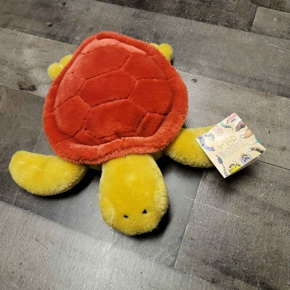 Wild and wonderful stuffed animal turtle